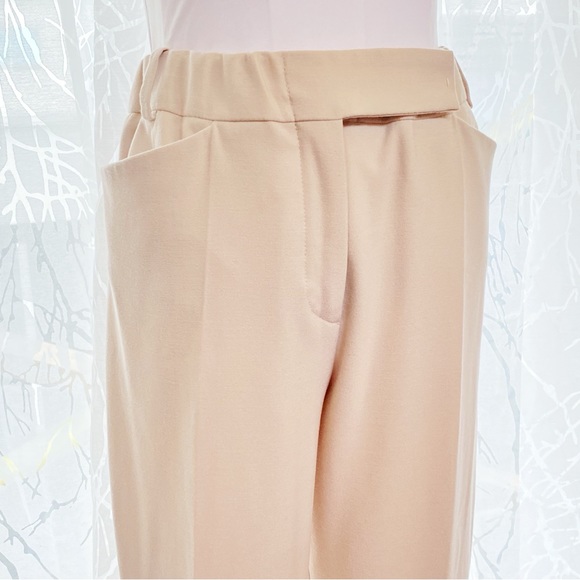 THE ATTICO BEIGE TAN FREJA FRONT SLIT TAILORED TROUSERS PANTS - Picture 5 of 16